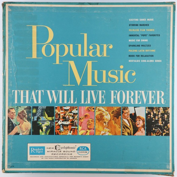 Reader's Digest Popular Music That Will Live Forever 10x LP Record Set RD31-M - Picture 1 of 16